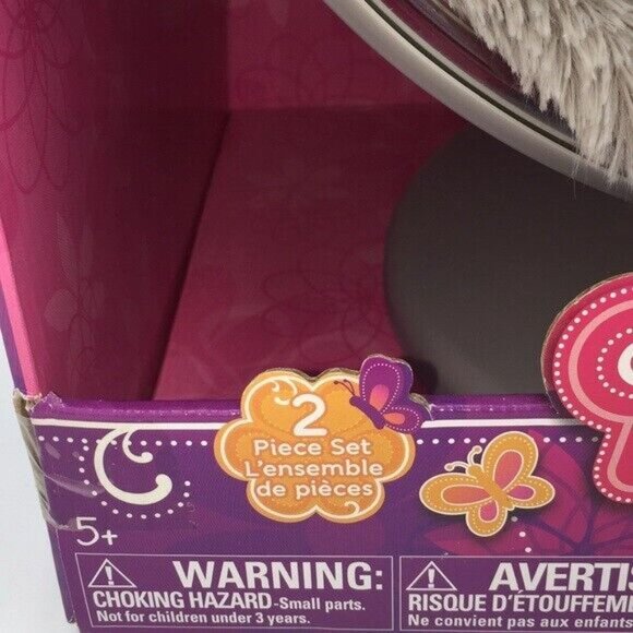 My Life As Clear Egg Chair with Soft Grey Cushion and Stickers Dolls Furniture - Picture 11 of 12